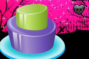 万圣节双层蛋糕