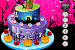 万圣节双层蛋糕