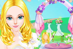 公主婚礼前美容