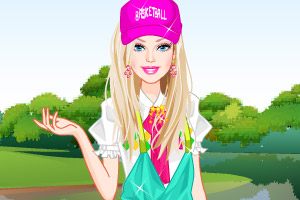 芭比高尔夫装扮