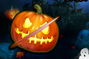 万圣节南瓜切割