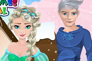 艾尔莎万圣节约会装