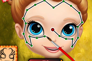 万圣节脸部彩绘