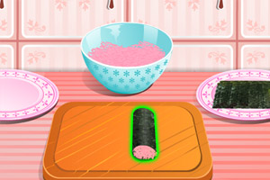 制作三层寿司卷