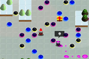 圣诞精灵吃小球