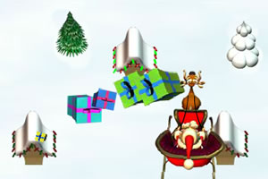 圣诞老人投礼物