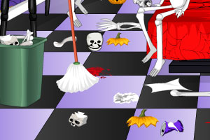 打扫万圣节鬼屋