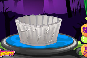 芭比的万圣节纸杯蛋糕