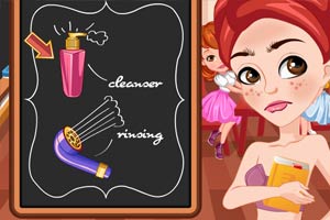 美丽老师做美容