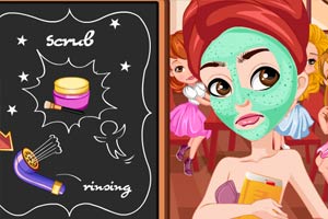 美丽老师做美容