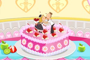 甜蜜情人节蛋糕