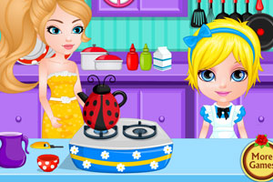 芭比宝贝们的茶话会