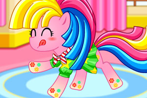 我可爱的彩虹小马