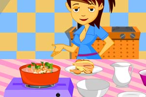 鸡肉什锦鲜蔬汤