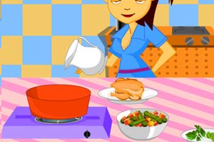 鸡肉什锦鲜蔬汤