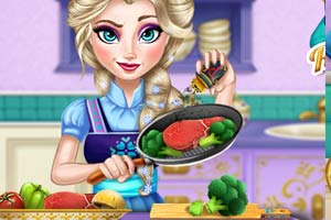 艾尔莎做美食