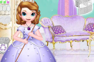 苏菲亚打扫卧室