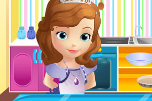 苏菲亚制作南瓜饼