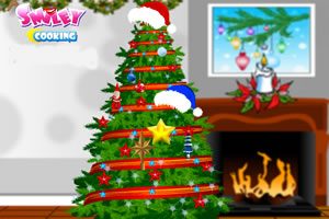 布置漂亮圣诞树