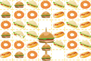 海绵宝宝串食物