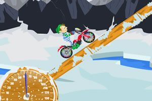 圣诞小孩骑摩托