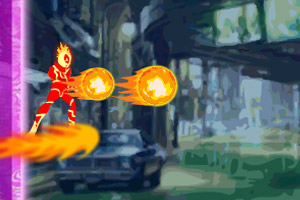 少年骇客化身火人