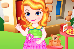 索菲亚清洗脏衣服