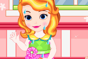 索菲亚清洗脏衣服