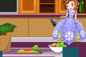 苏菲亚厨房打扫