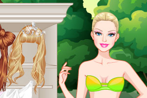 芭比白天鹅新娘装