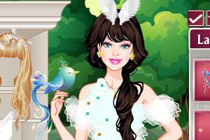 芭比白天鹅新娘装