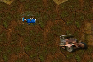 直升机穿越障碍