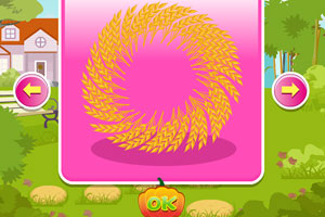 设计感恩节花环