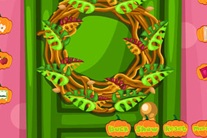 设计感恩节花环