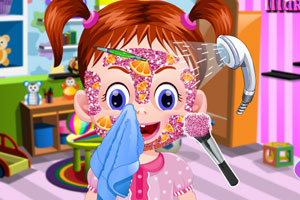 艾玛宝贝做美容