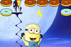 小黄人打甜甜圈