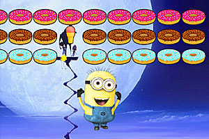 小黄人打甜甜圈