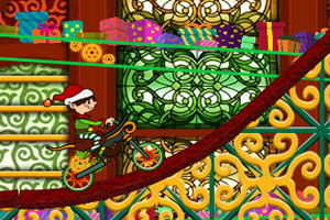 小淘气骑自行车