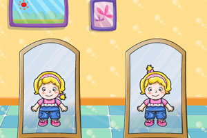 呆呆超人照镜子