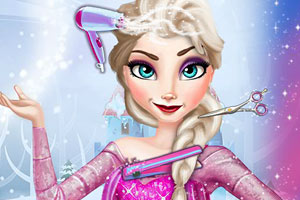 艾尔莎换新发型