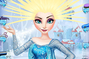 艾尔莎换新发型