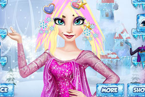 艾尔莎换新发型