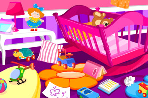 宝贝布兰登打扮房间