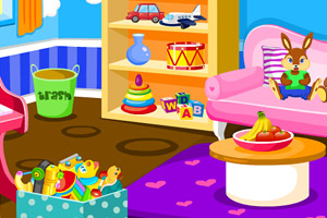 宝贝布兰登打扮房间