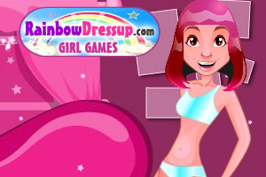 美女圣诞节前打扮