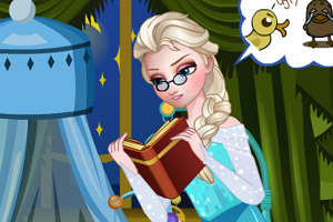 艾尔莎公主照顾宝贝