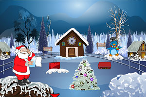 圣诞老人逃出房间