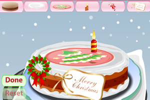 可口圣诞蛋糕