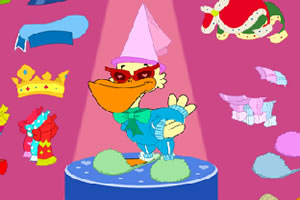 装扮可爱唐老鸭