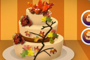 秋日婚礼蛋糕